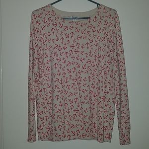 Sweater with anchors